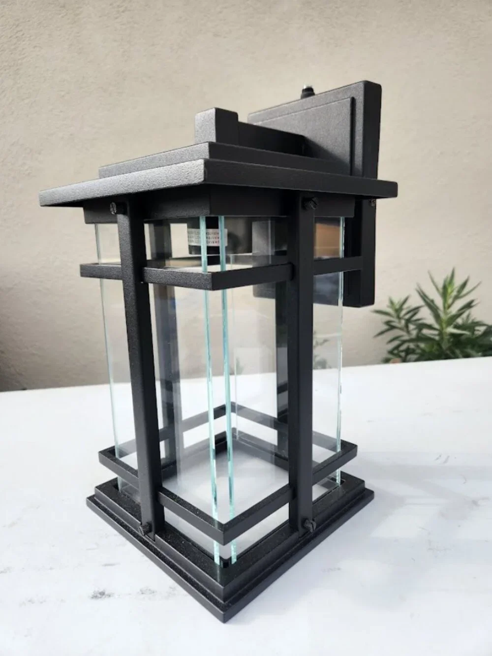 NEW Lutec Craftsman Outdoor Coach Light Lantern Lighting Wall Hardwired Electric